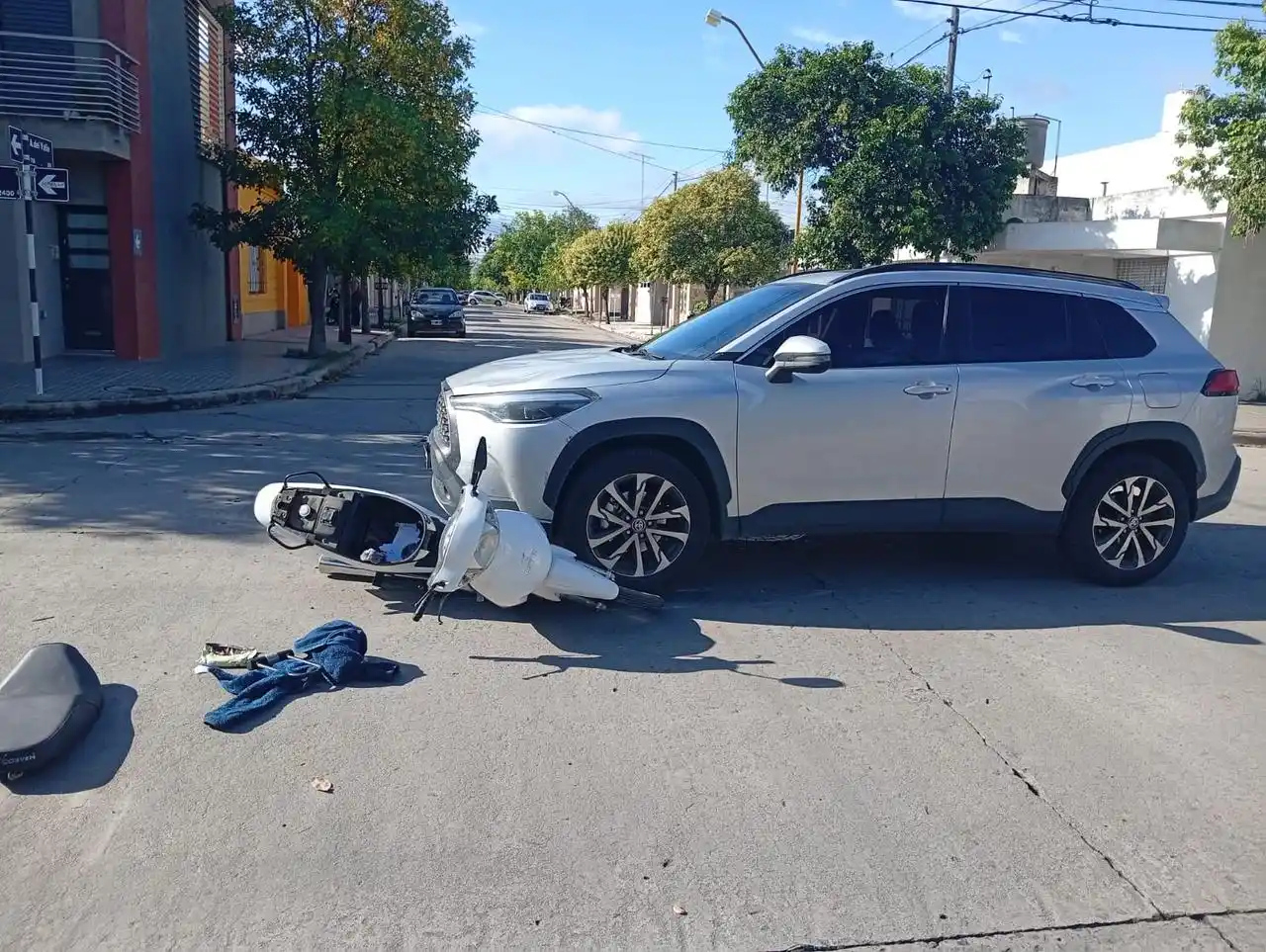 El accidente en A. Del Valle y Cabrera