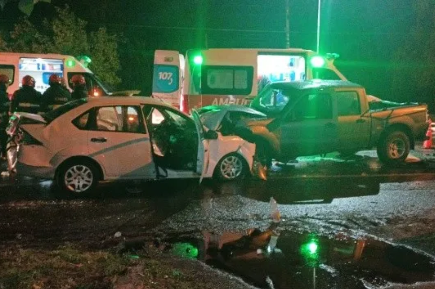 El conductor de la Ranger, Lucas Ripoll, de 19 años tenía alcohol en sangre, lo reveló el test de alcoholemia.