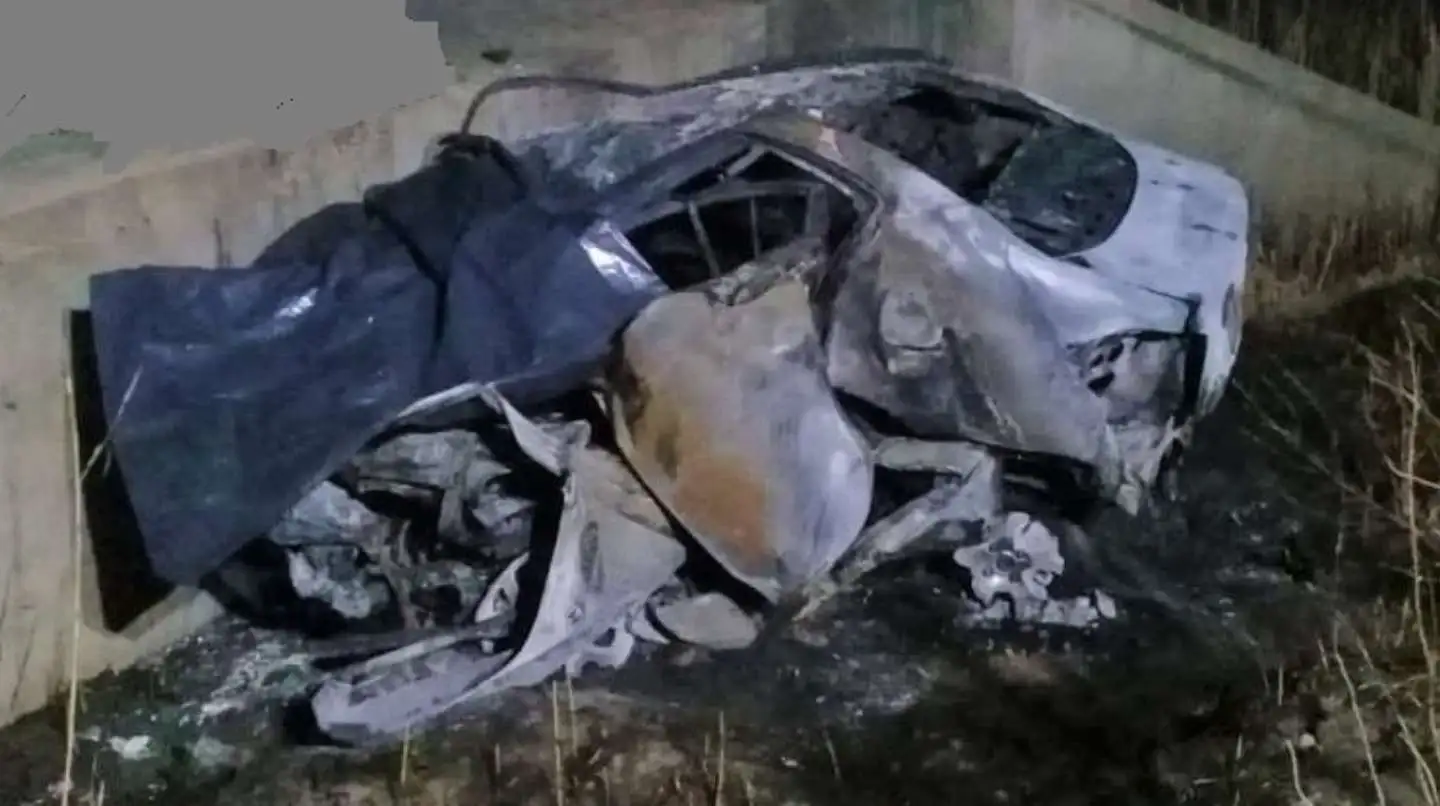 Tragedia: fallecieron tres personas luego de chocar y en incendiarse el auto en el que viajaban