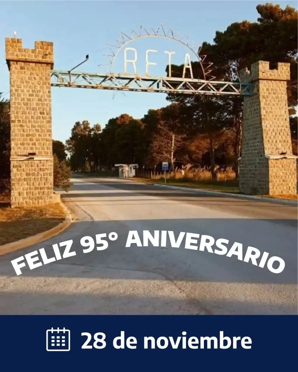 Garate saludó a los vecinos de Reta