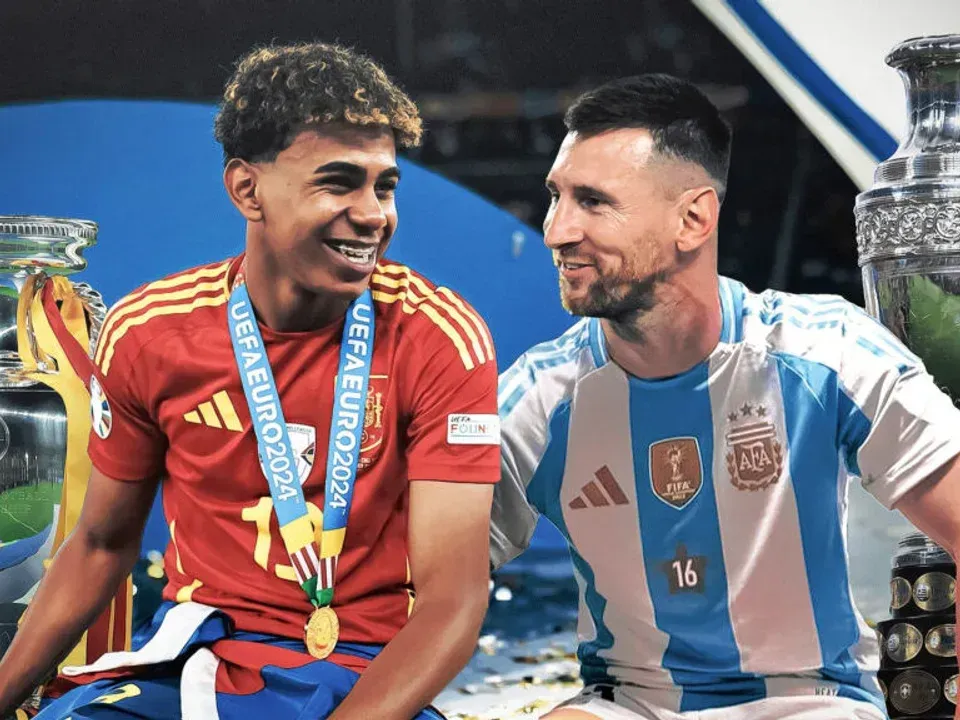 Yanal y Leo, las figuras más convocantes de la Finalissima , el 27 de marzo en Doha. Foto:IA