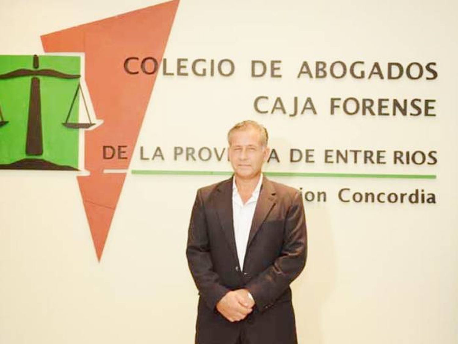 Dr. Silvio Rugolotto presidente del Colegio de Abogados  Concordia