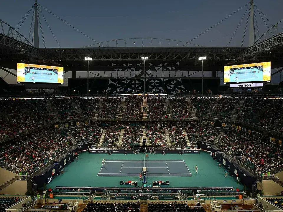 El court central del Master 1000 de Miami