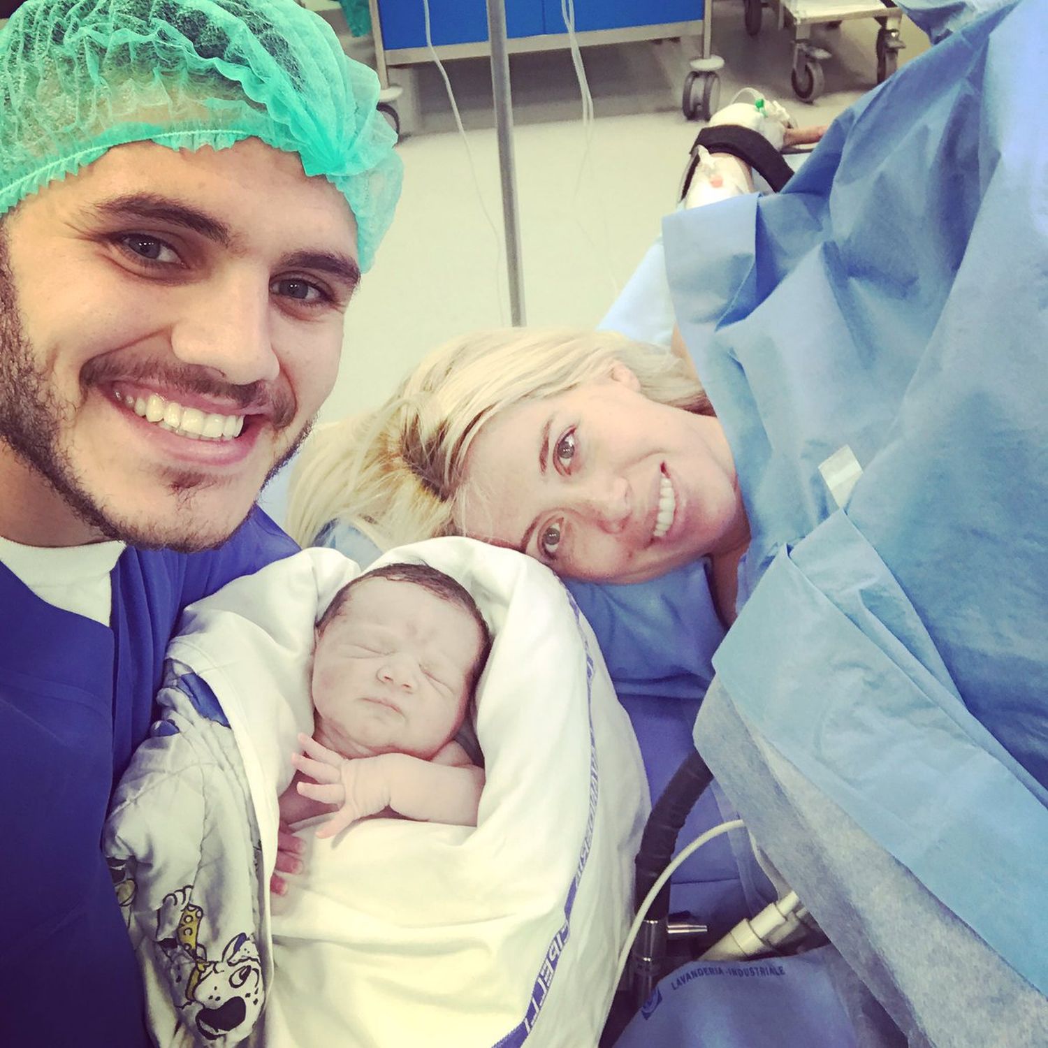 Nació Isabella, la segunda hija de Wanda Nara y Mauro Icardi