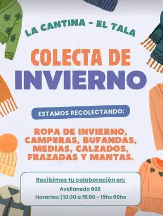 colecta solidaria cantina el tala