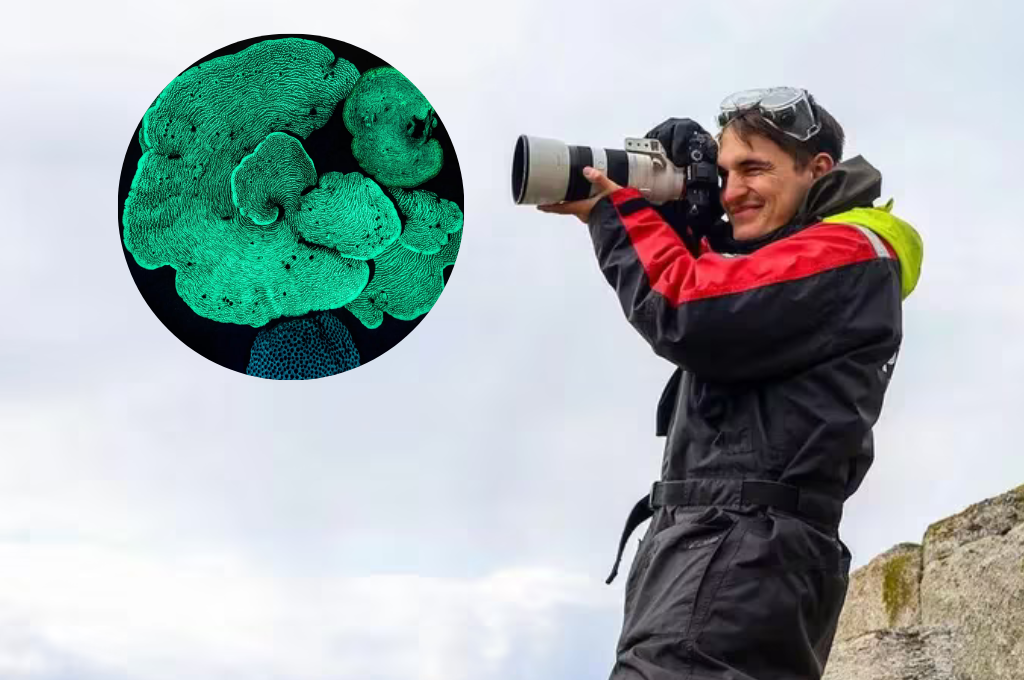 El joven ganó en la categoría “Recuperando la naturaleza”.