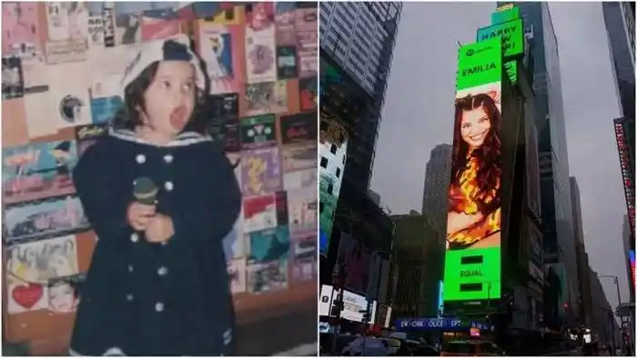 La emoción de la  entrerriana Emilia Mernes  en Nueva York