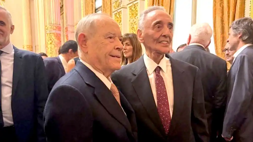 El director de LA CAPITAL, Florencio Aldrey, junto al CEO de Clarín, Héctor Magnetto.