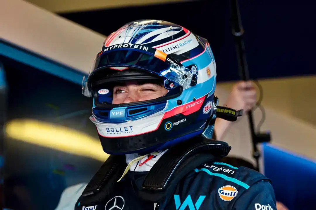 Franco Colapinto feliz con su actuación