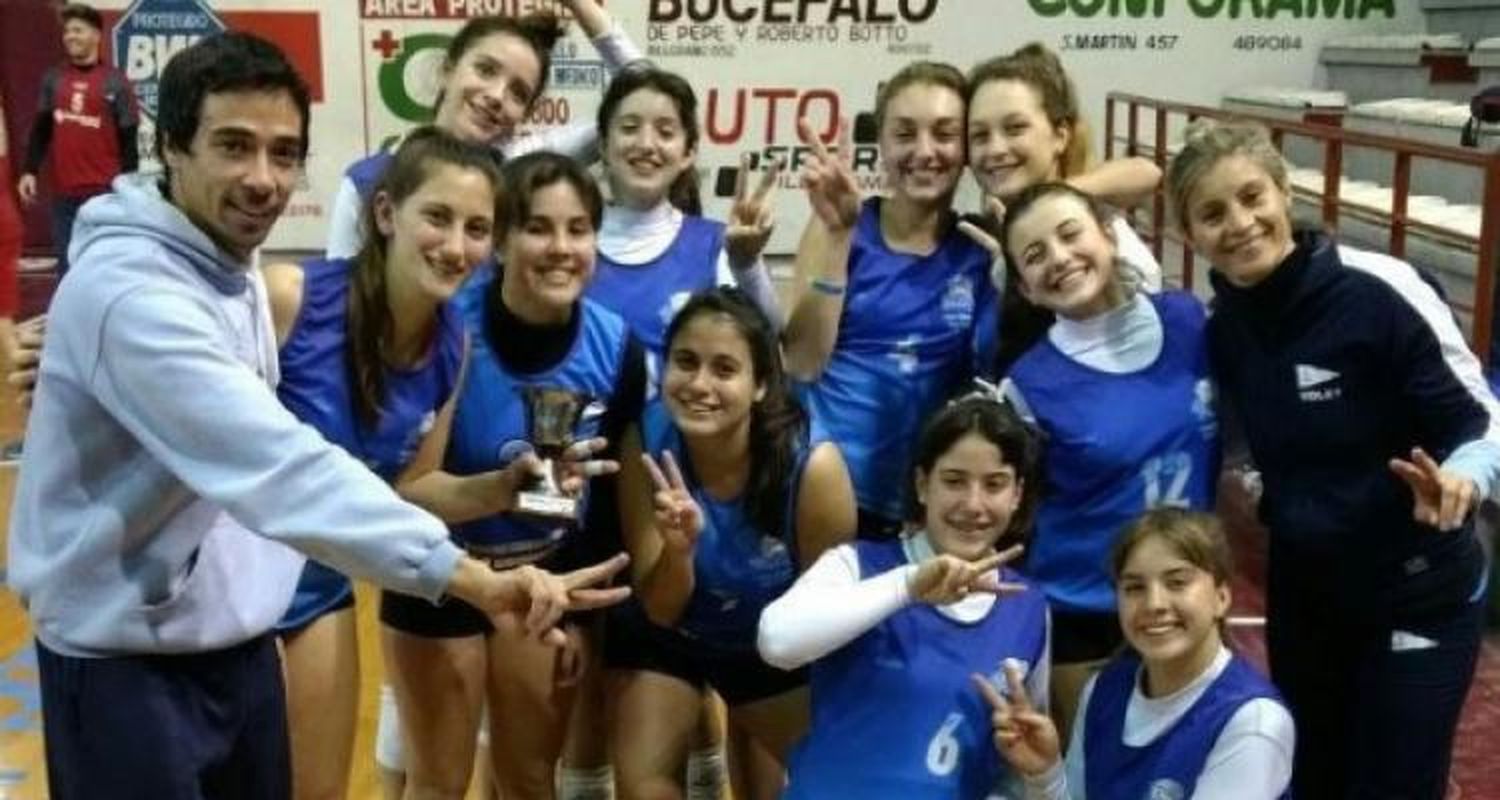Las primeras celestes en Villa Ramallo