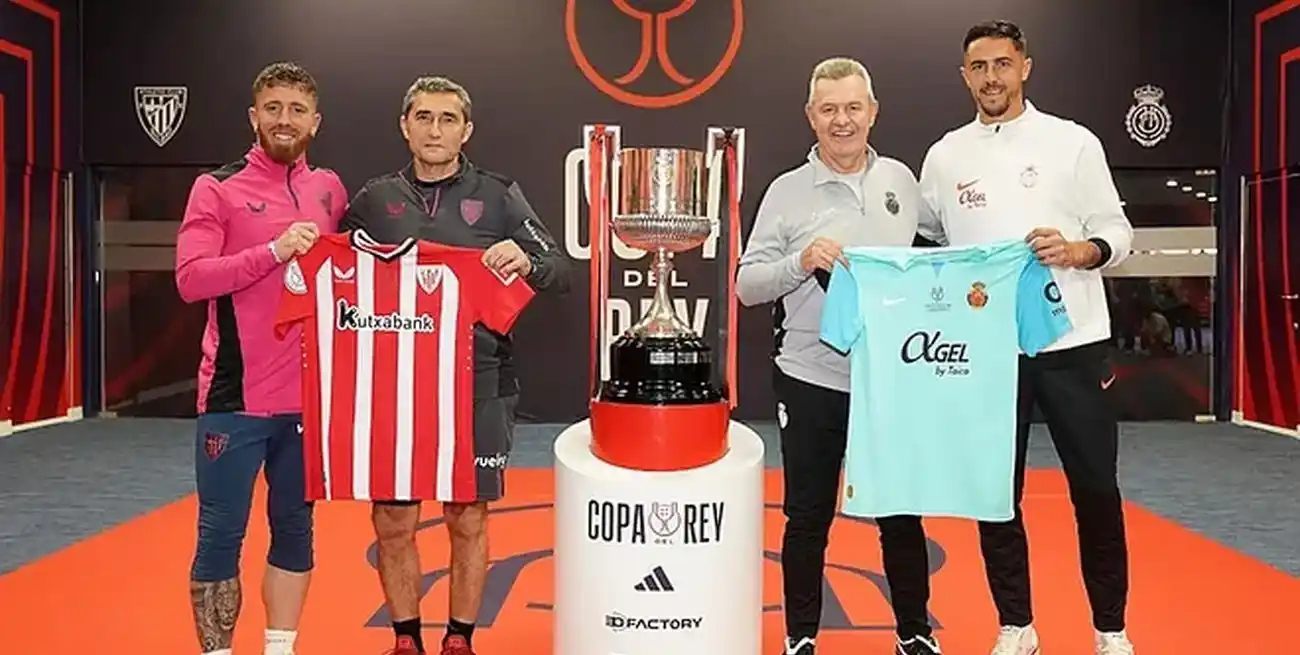 Este sábado la final de la Copa del Rey 2023-24, que disputarán Athletic Bilbao y Mallorca tendrá una novedad: debutará oficialmente el fuera de juego semiautomático, además del VAR. Foto: Gentileza
