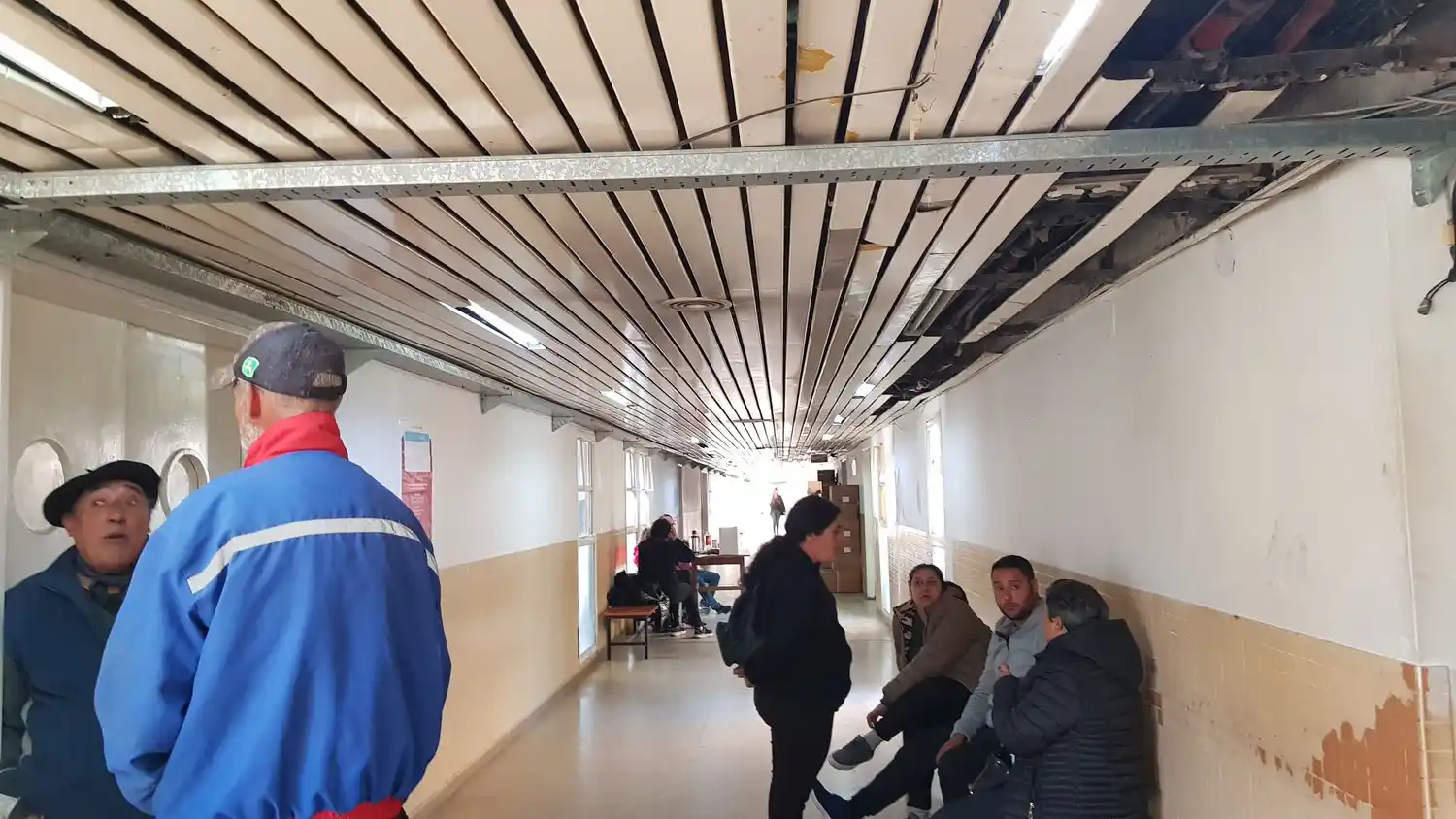 El interior del Hospital Emilio Ruffa de San Pedro.