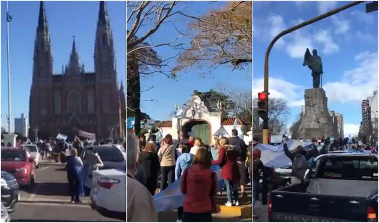 #19S Nuevas protestas en el país: En Quinta de Olivos también se concentraron