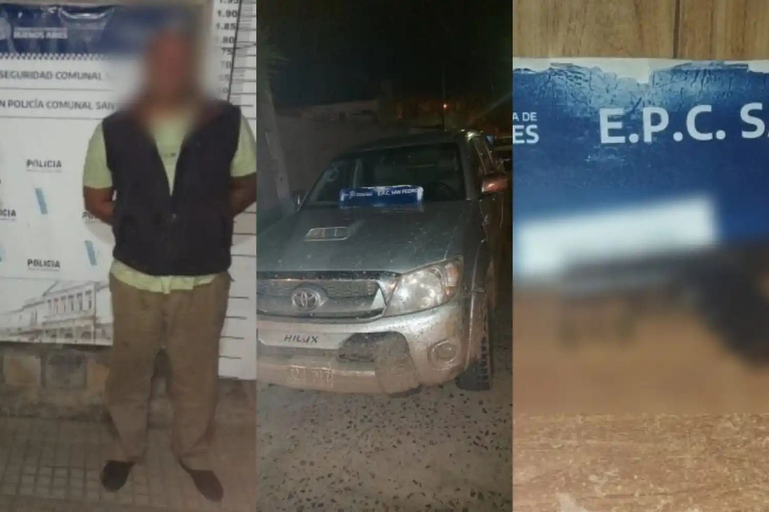 El detenido quedó a disposición de la Justicia.