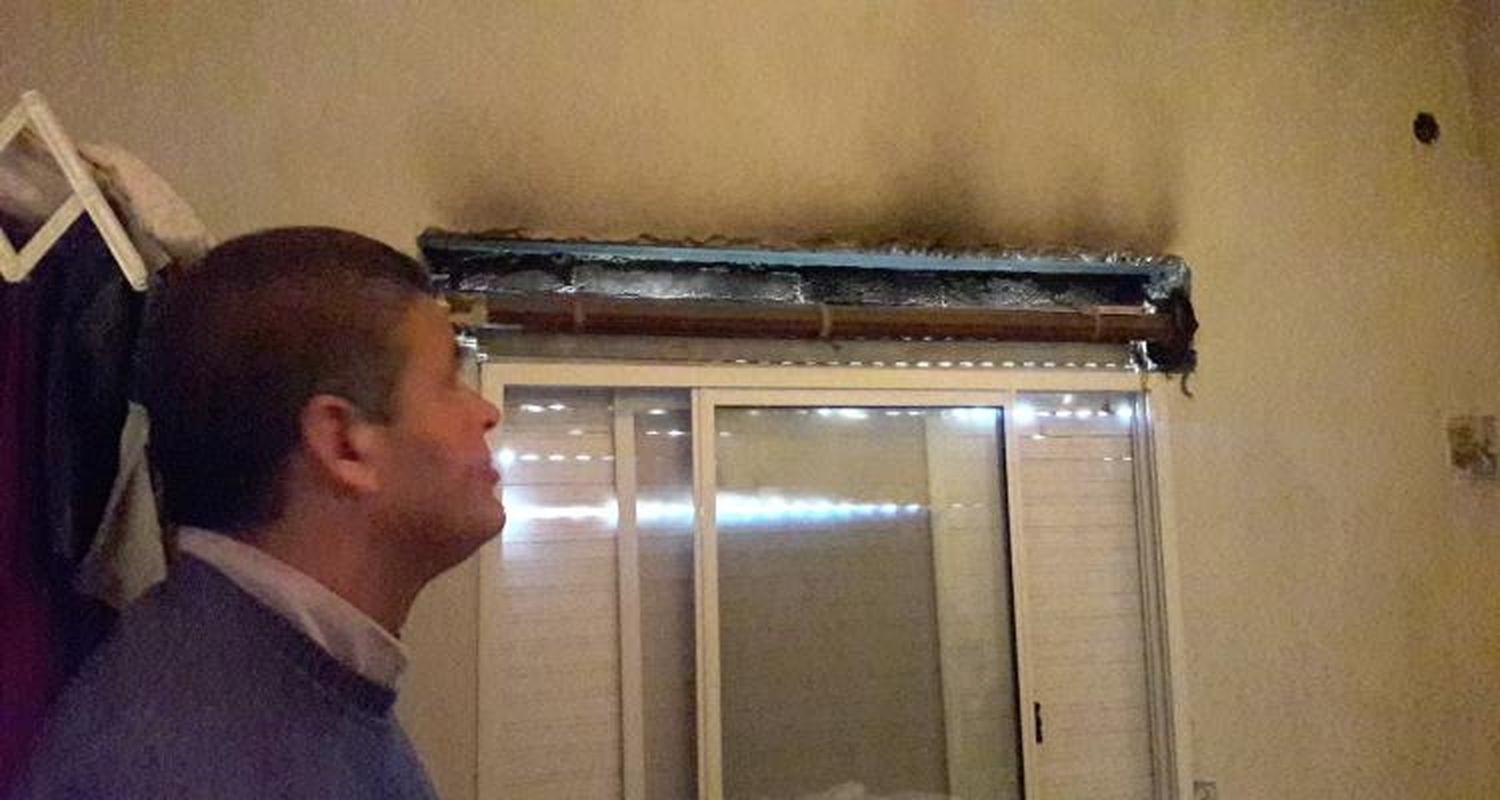 Un principio de incendio en la casa de Burgos
