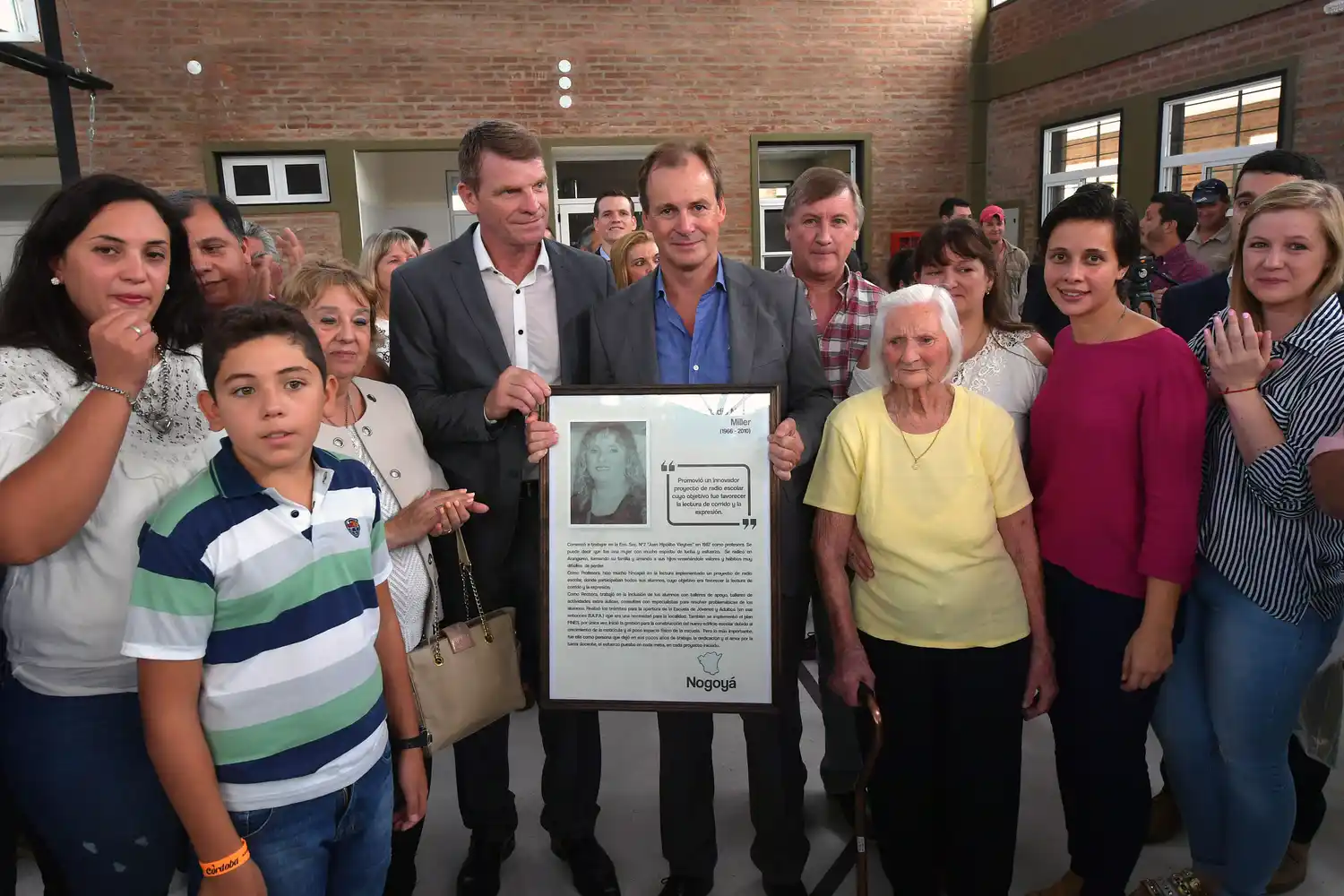 Homenajearon a la docente Gladis Milda Miller