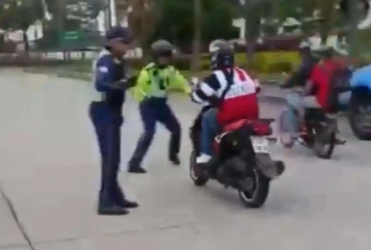 En las imágenes se ve el momento del impacto.