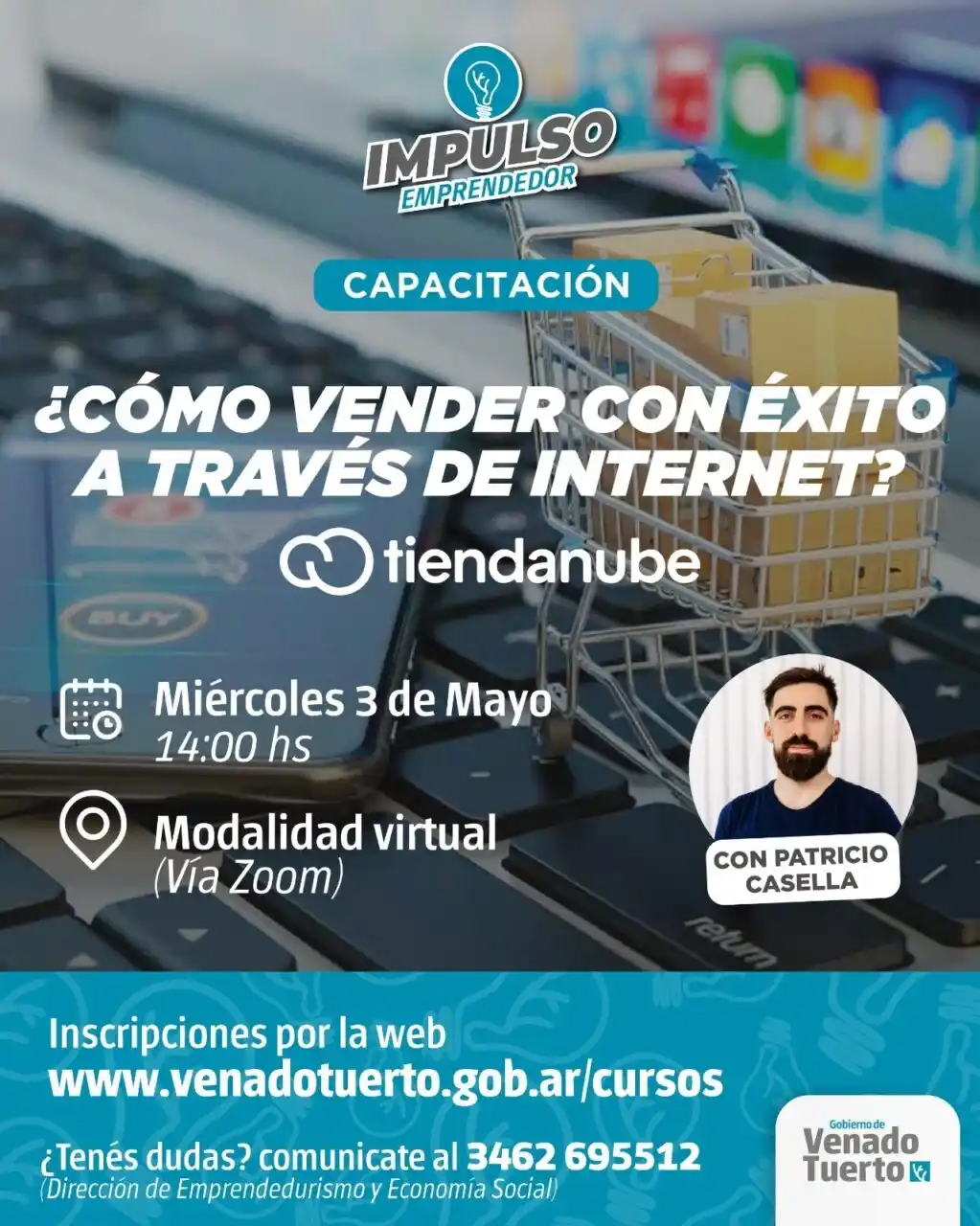 “¿Cómo vender con éxito a través de internet?”, nueva capacitación de Impulso Emprendedor