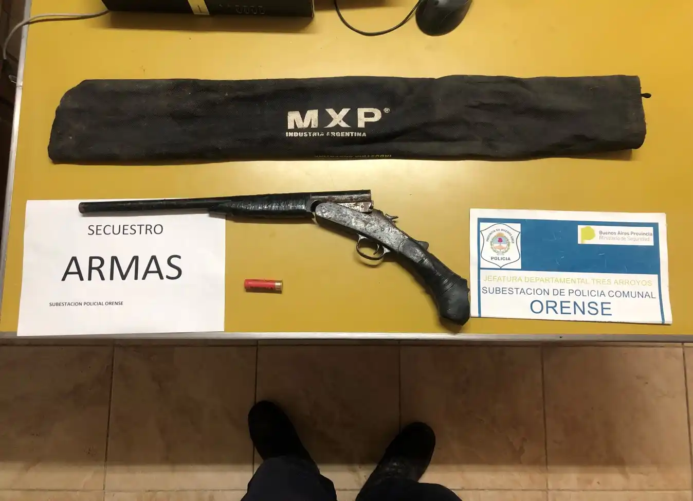 Orense: secuestraron un arma de fuego en un registro domiciliario