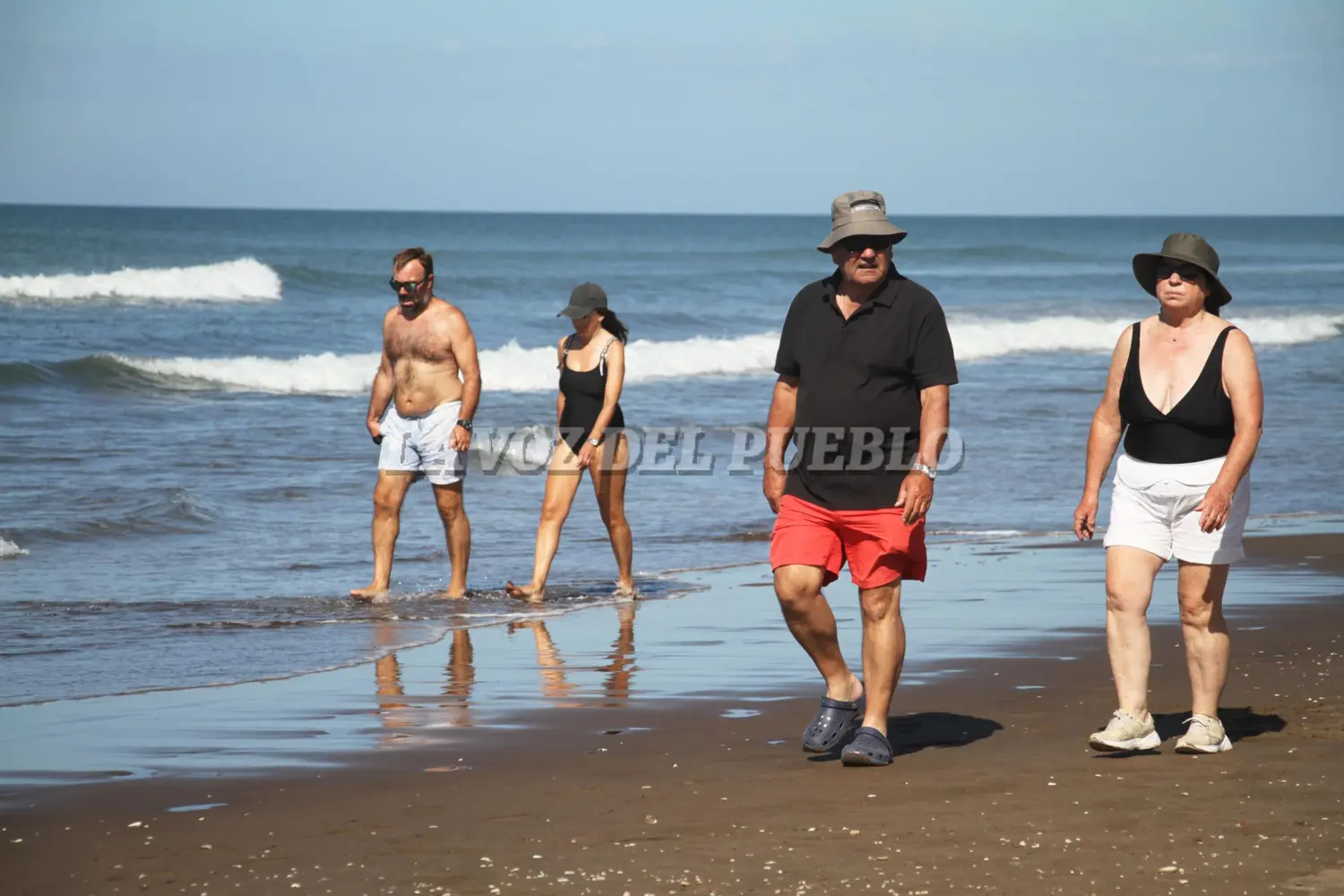 Agradable jornada de playa en Claromecó