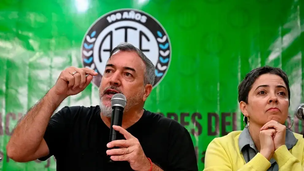 Secretario general de ATE, Rodolfo Aguiar
