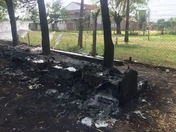 Quemaron baños químicos en el Carnaval de Gualeguay