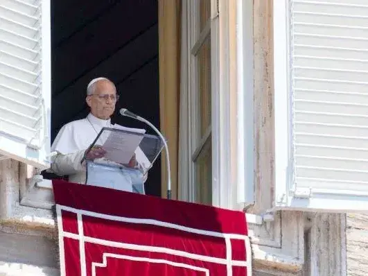 León XIV en el Ángelus: “El amor da fruto cuando se vive desde la lógica del don”