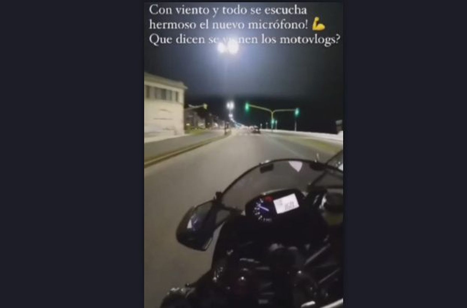 La moto fue secuestrada.