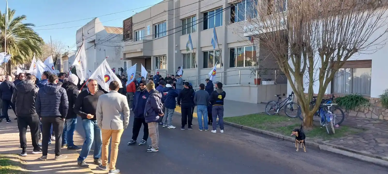 El Sindicato de Petroquímicos realizó protestas por las medidas de “Fademi”