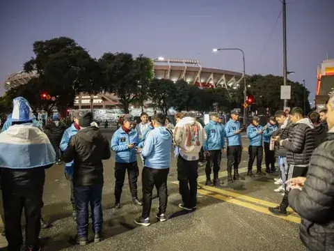 Habrá efectivos para Argentina-Venezuela en Nuñez.Foto:NA