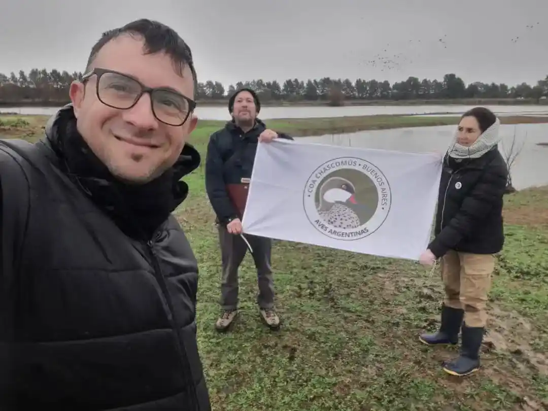 El COA Chascomús participó del Censo Neotropical de Aves Acuáticas en Vitel y El Castillo
