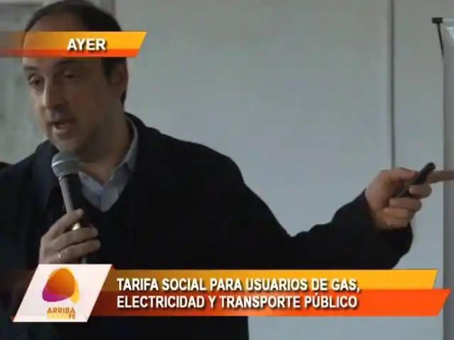 Tarifa Social para usuarios de gas, electricidad y transporte público