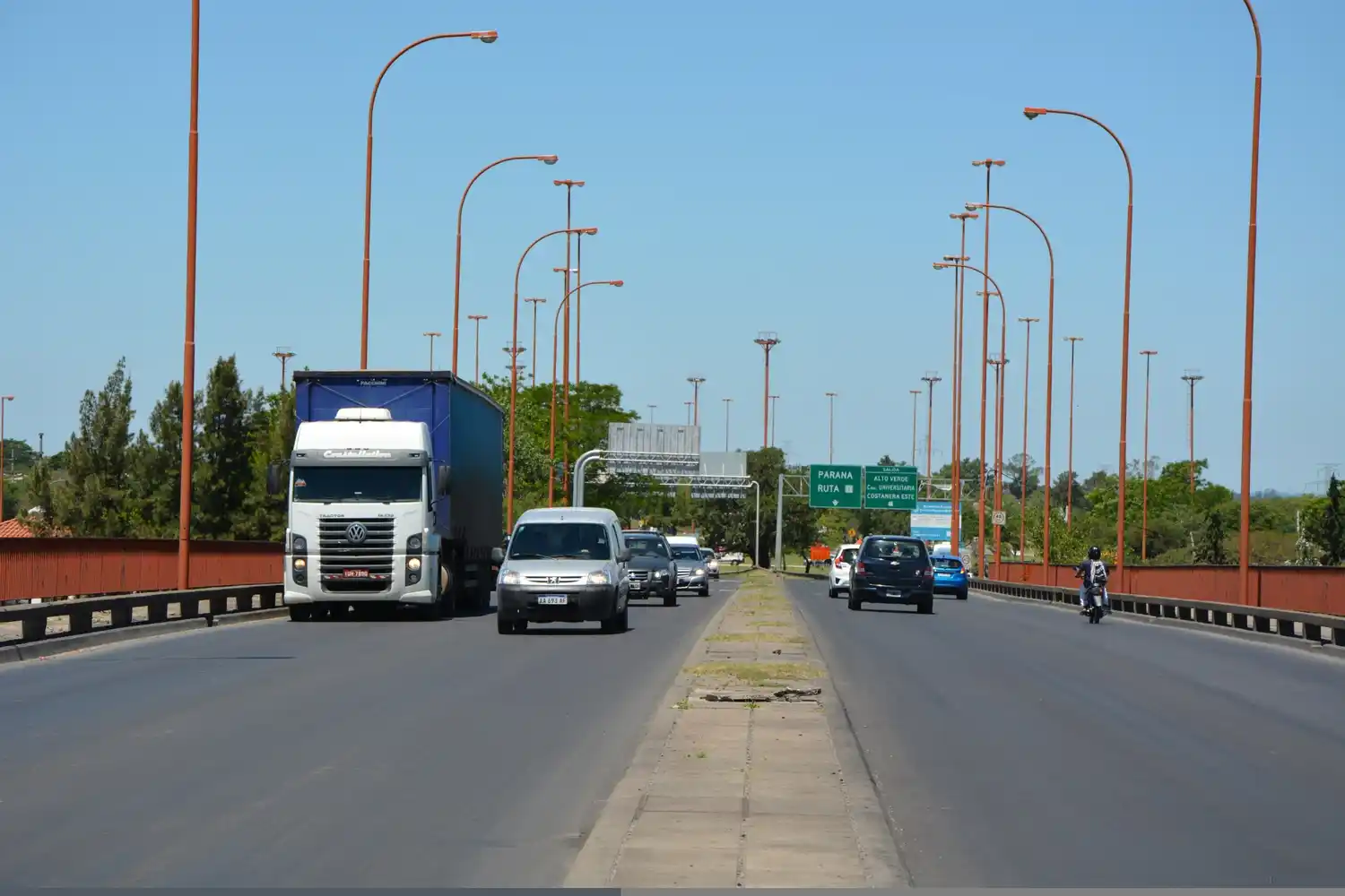 Concluyeron los trabajos del viaducto Oroño