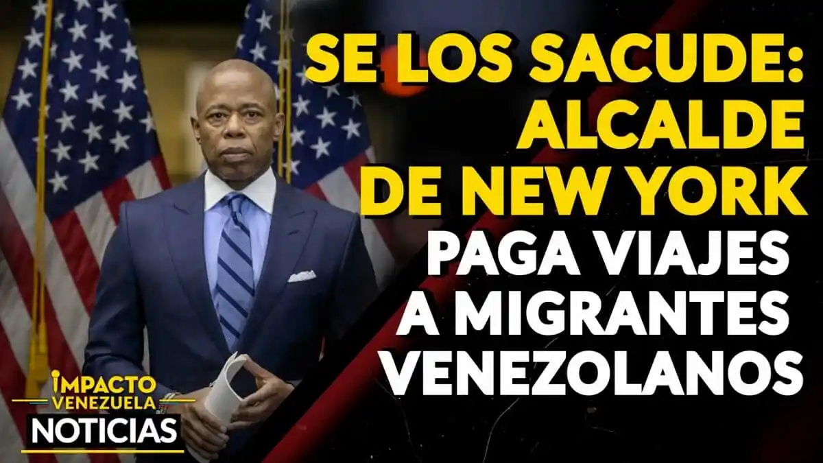 Así el alcalde de Nueva York envía a migrantes venezolanos a la frontera con Canadá – VIDEO IMPACTO VENEZUELA