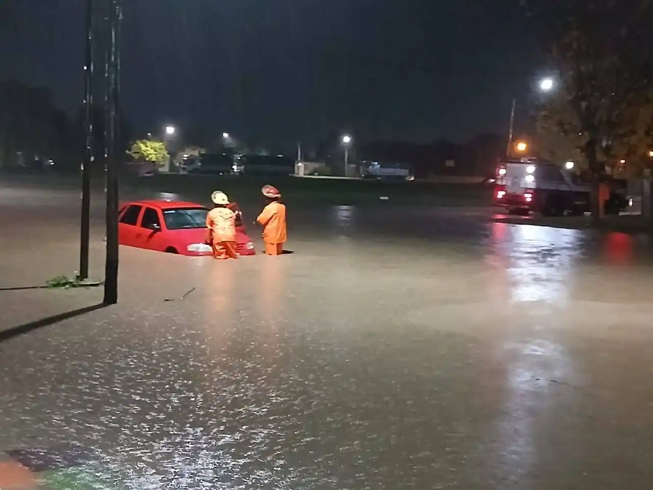 Temporal en Coronel Suárez: fuertes lluvias provocaron anegamientos y complicaciones en la ciudad