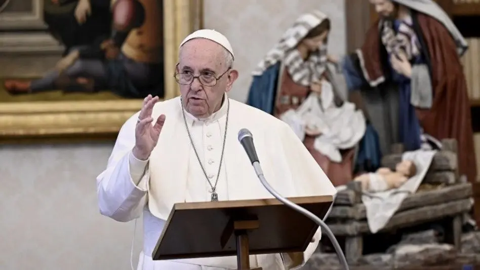 El Papa agradeció los mensajes enviados por una agrupación argentina y deseó "Santas Pascuas"