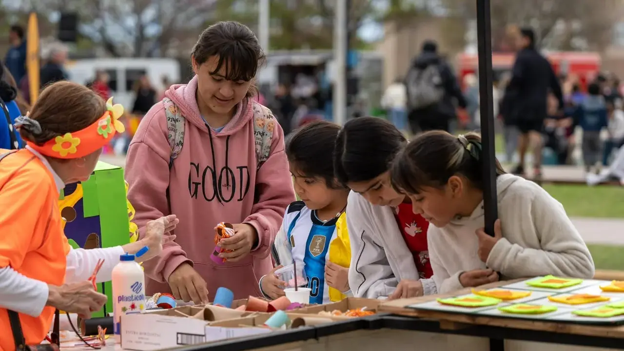 El Mundo Mágico de las Infancias reunió a cientos de familias en la ciclovía de Rafaela