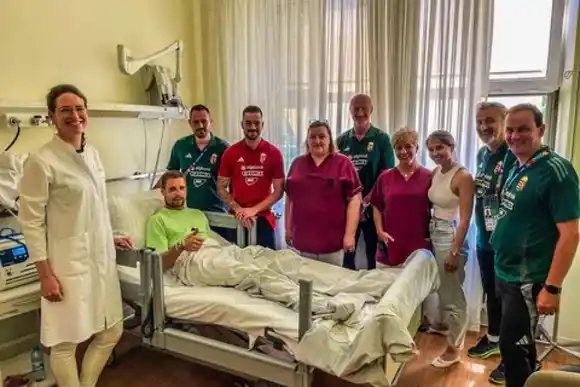 Luego de ser operado, el húngaro Varas fue dado de alta