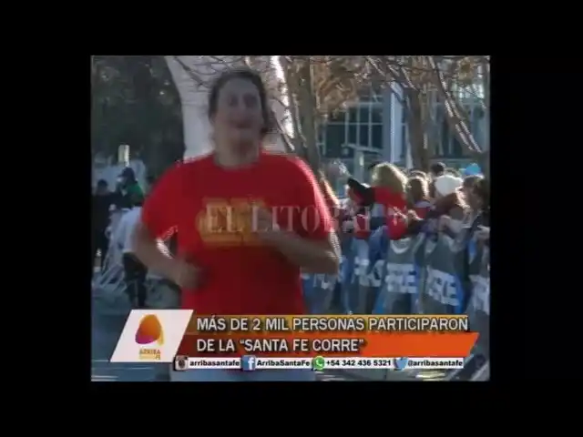 Con más de dos mil participantes se disputó Santa Fe Corre
