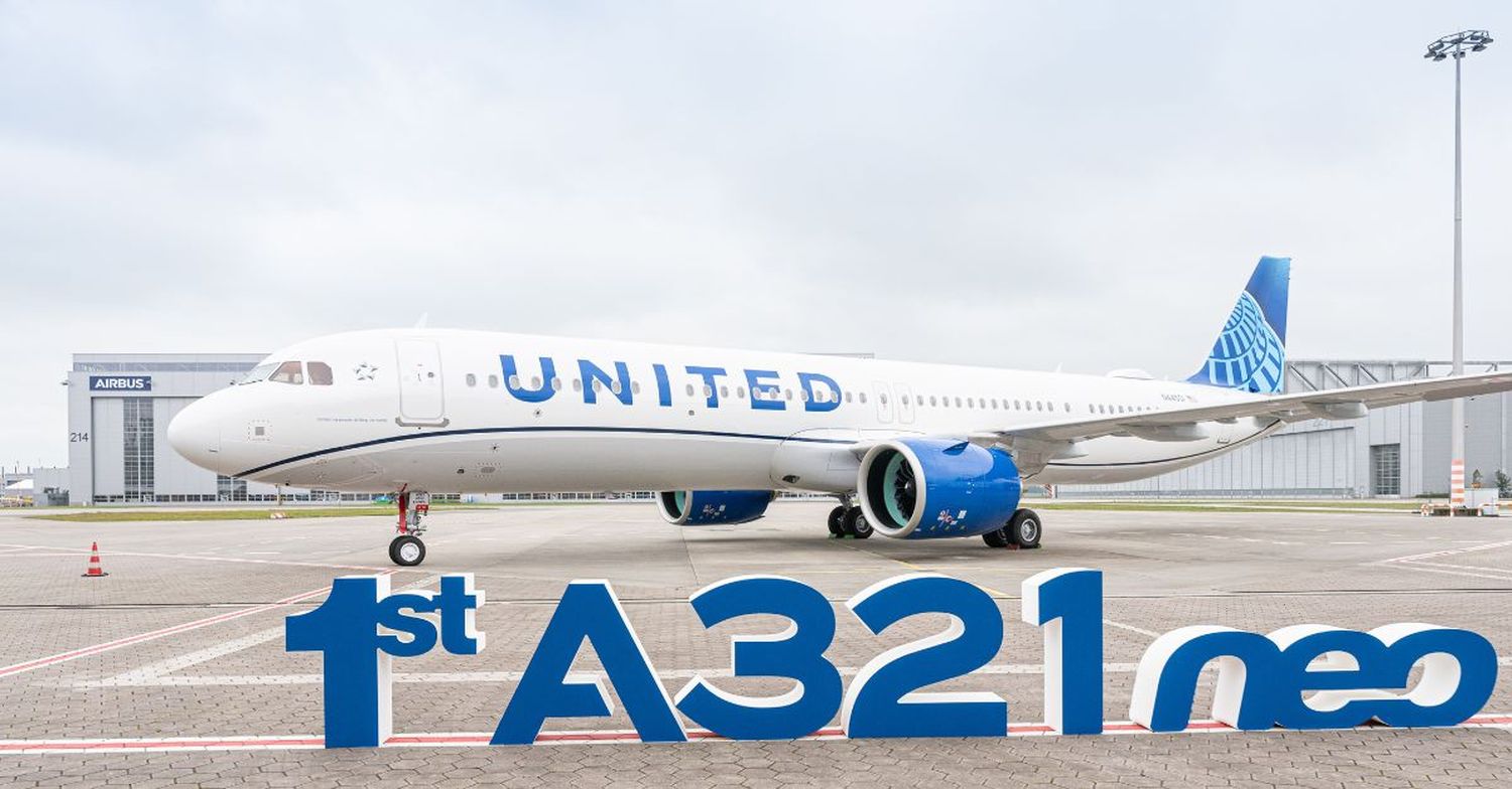 United Airlines recibe su primer A321neo y empieza a despedirse del 757