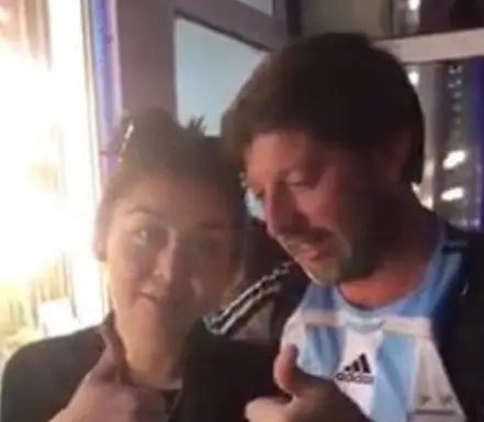 Bahiense le hizo decir obscenidades a una mujer en el Mundial y no podrá ingresar a los estadios