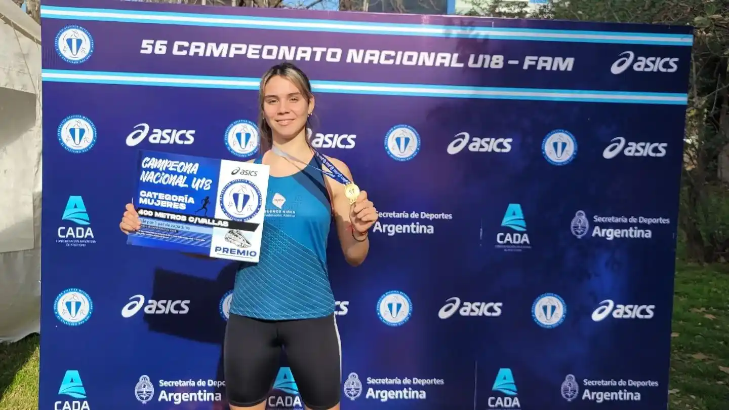 Atletismo: Candela Basaldúa es campeona Nacional