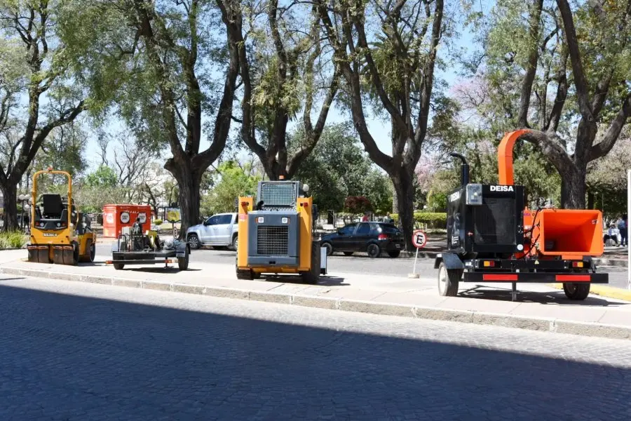El municipio sumó equipos  y maquinarias para modernizar la calidad de los servicios