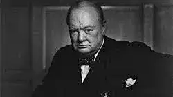 Winston Churchill.
