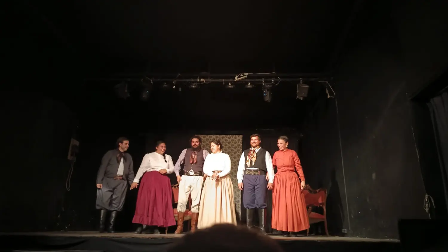 La obra de teatro tuvo buena respuesta del público.