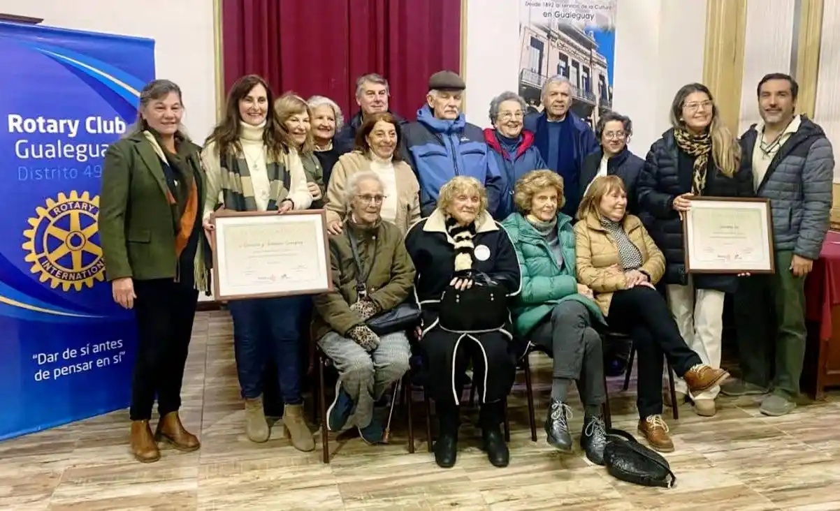 Reconocimiento al alma lectora de Gualeguay: “Gualeguay Lee” distinguido por el Rotary Club