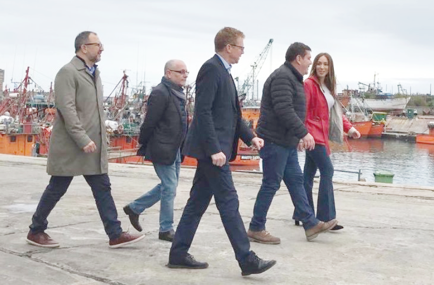 Vidal en Mar del Plata: Anunció dos líneas de crédito para sector pesquero y la industria naval
