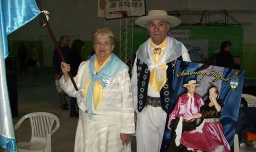 Susana y Miguel participaron de un encuentro de escuelas