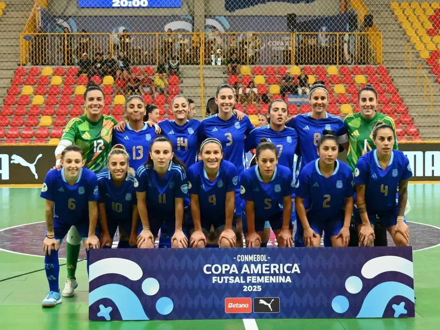 Argentina lidera el Grupo B en la Copa América Futsal Femenina