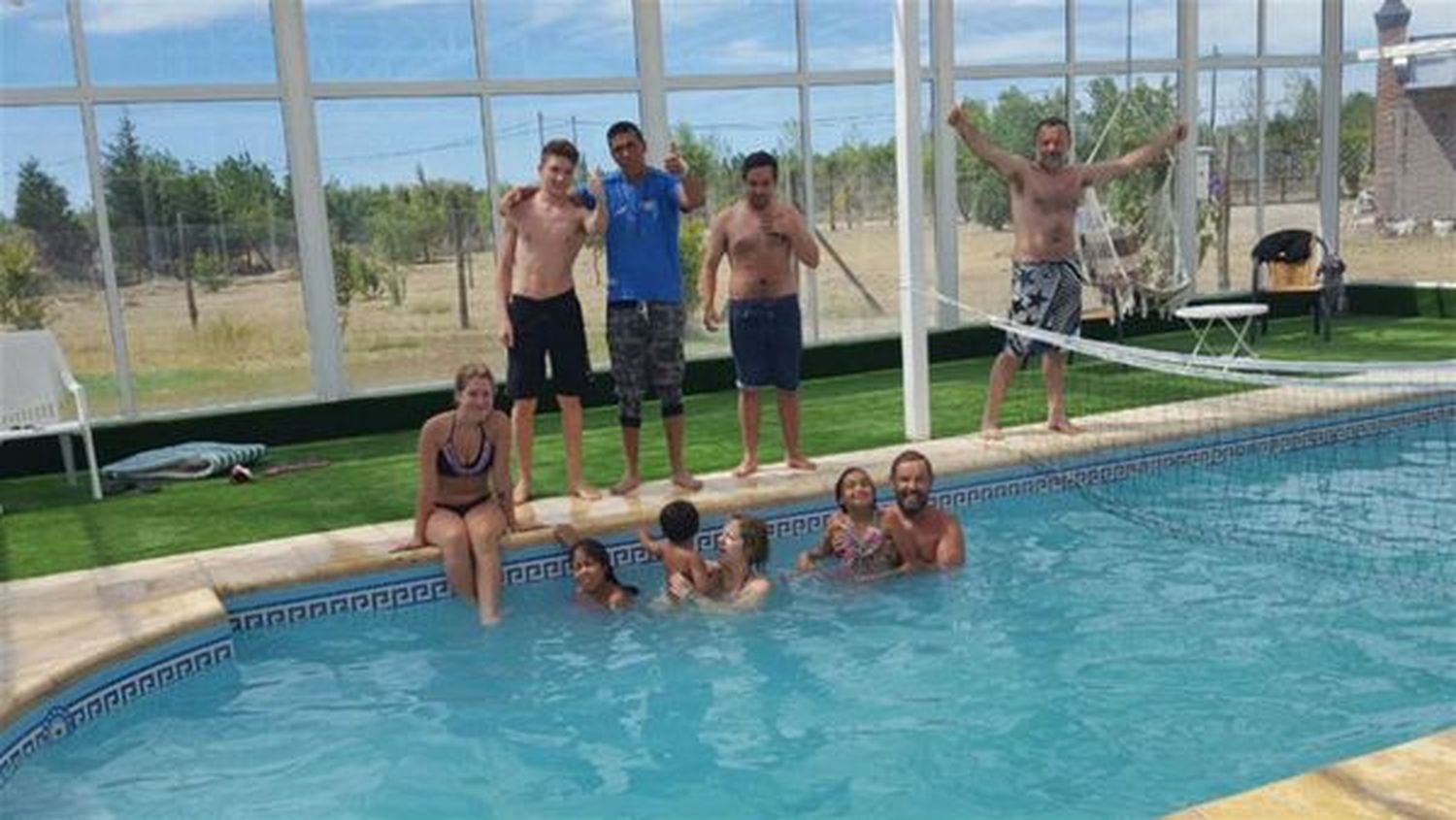 El gran jefe: construyó una casa de verano para sus empleados